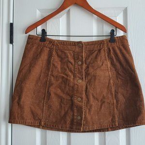 Justify Women's coffe caramel Skirt size large